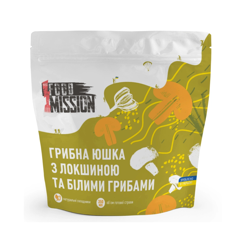 Їжа швидкого приготування Food Mission Юшка грибна з білими грибами 35 г (fm.30429) - зображення 1