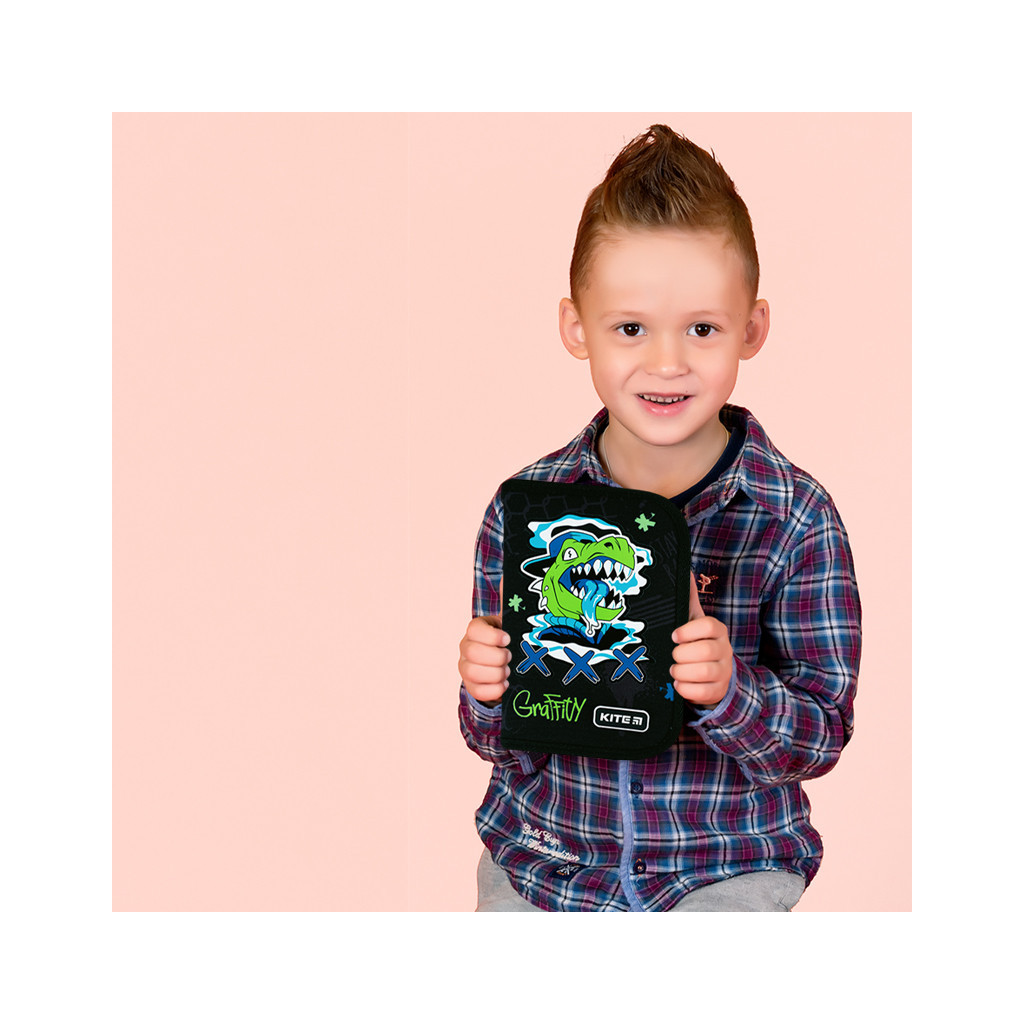 Пенал Kite Roar 622, 1 відділення, 2 відвороти (K24-622-4) - зображення 7