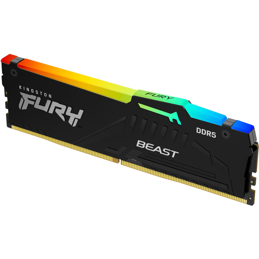 Модуль пам'яті для комп'ютера DDR5 16GB 6400 MHz Beast RGB XMP Kingston Fury (ex.HyperX) (KF564C32BBA-16) - зображення 2