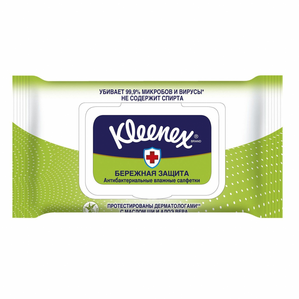 Вологі серветки Kleenex антибактеріальні 40 шт. (5029053542126) - зображення 1