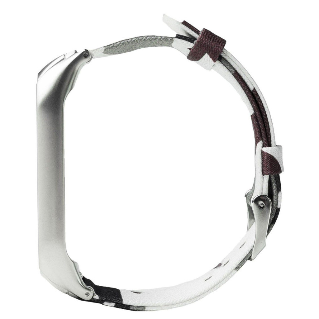 Ремінець до фітнес браслета XoKo Ремінець ХоКо Сamo Premium Band для Xiaomi Mi band 5 White (XK-M5-CMWT) - зображення 2