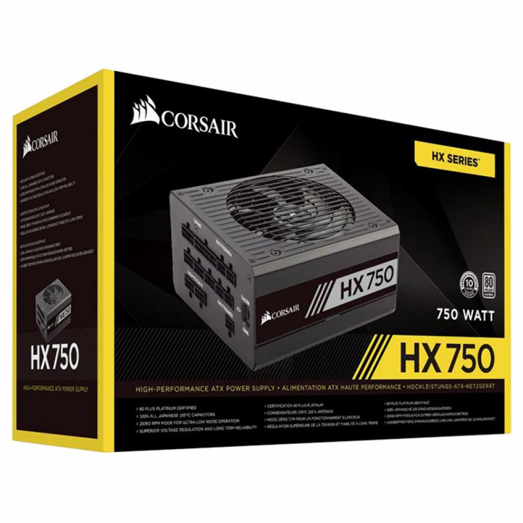 Блок живлення Corsair 750W HX750 (CP-9020137-EU) - изображение 7