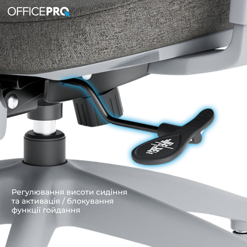 Офісне крісло OfficePro Elegant OC600-G-DG-DG (OC600-G-DG-DG) - picture 16