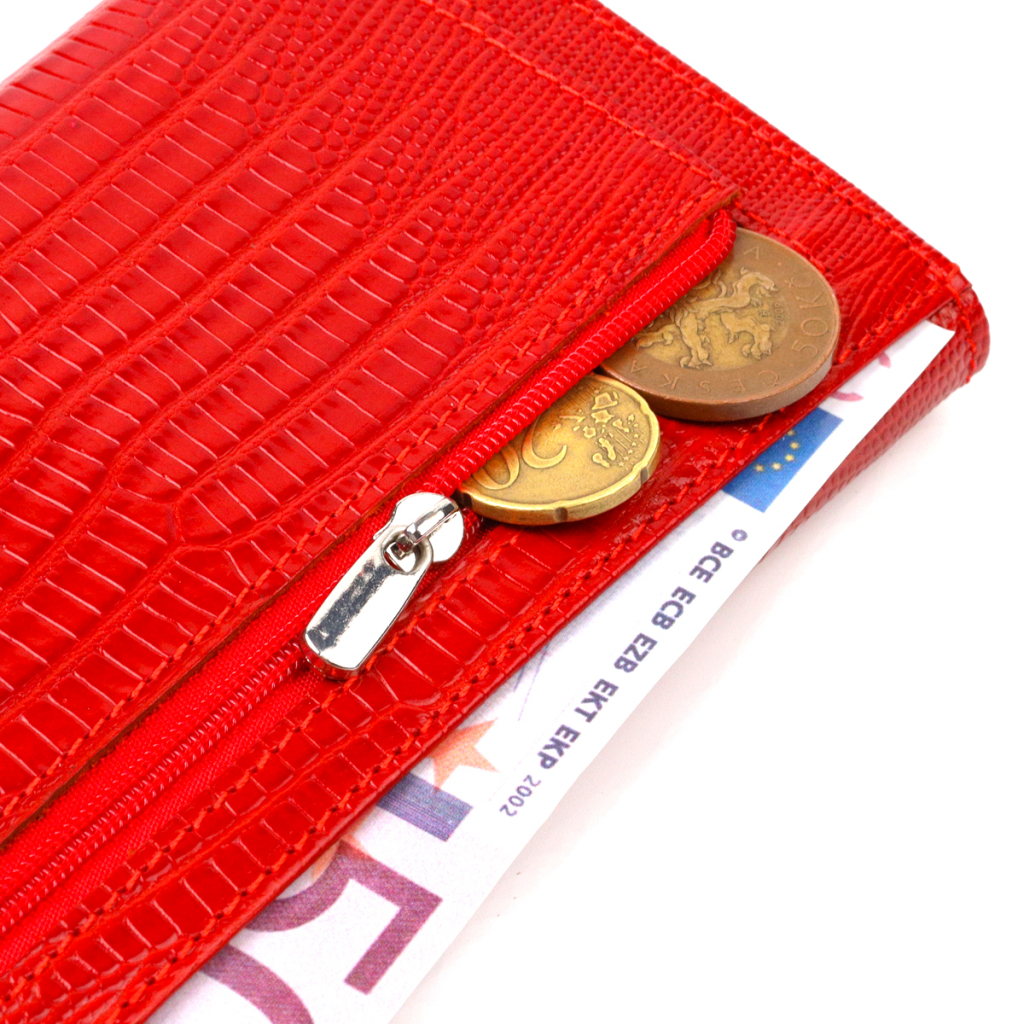 Гаманець Canpellini З натуральної шкіри Червоний (21823) - зображення 7