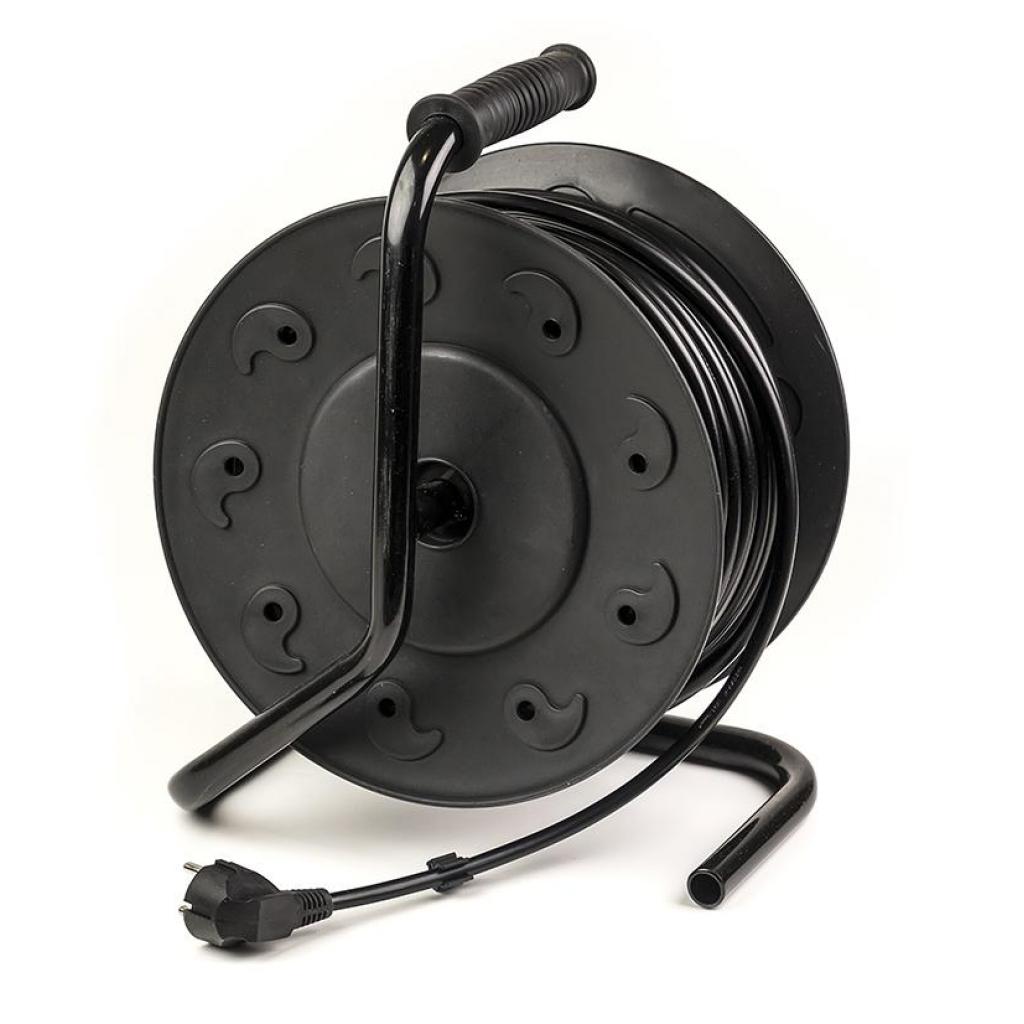 Мережевий подовжувач PowerPlant на катушке 50 м, 4 розетки (JY-2002/50) (PPRA10M500S4) - зображення 2