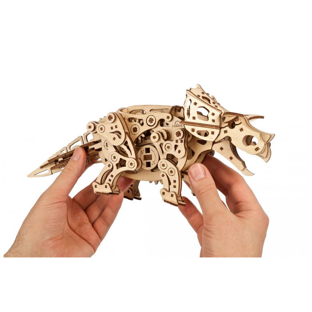 Конструктор Ugears Трицератопс (6337517) - изображение 7