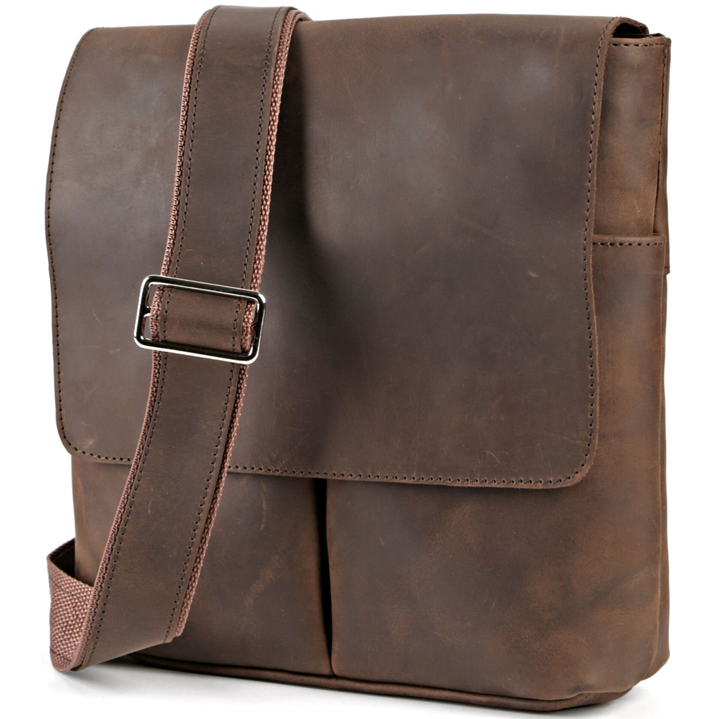 Сумка Shvigel З вінтажної шкіри Коричнева (00998) - зображення 1