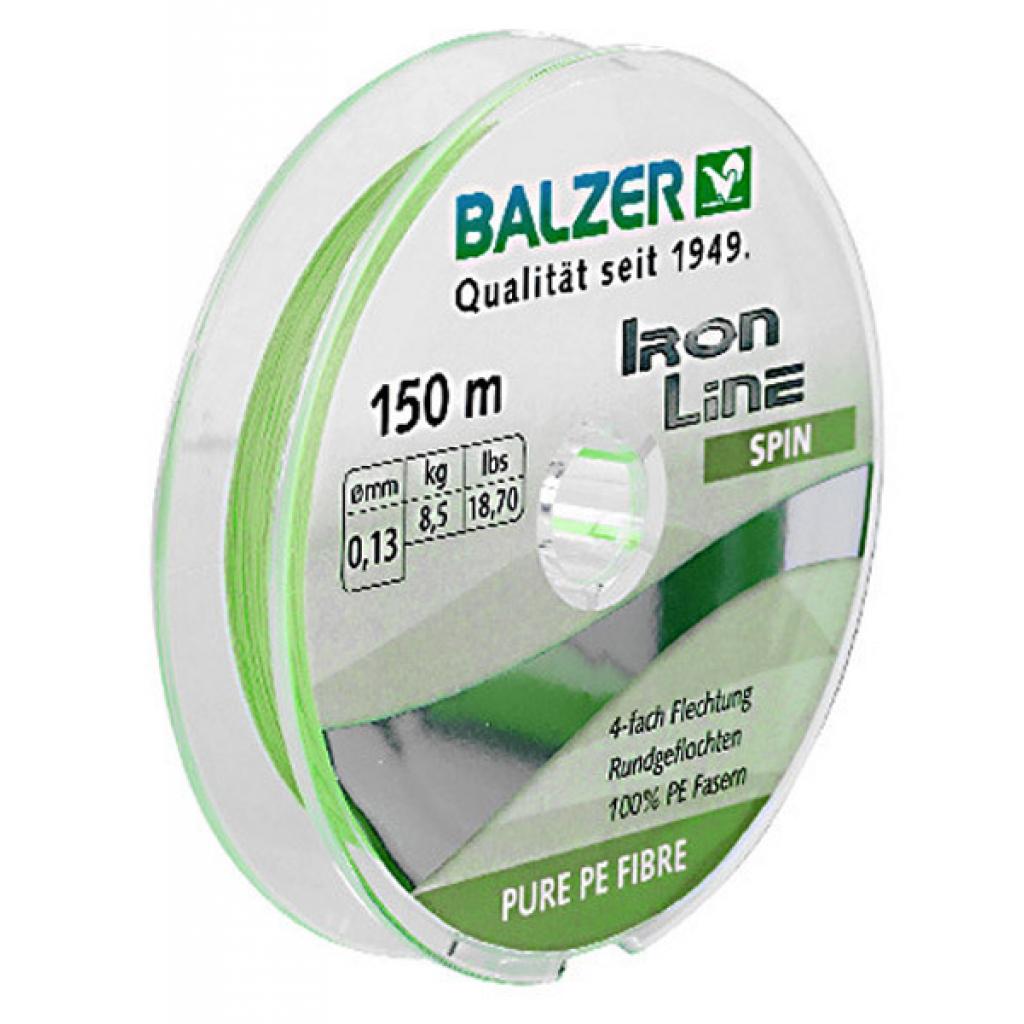Шнур Balzer Iron Line 4x Chartreuse 150м 0.16мм 10.2кг (салатовий) (12632 016) - зображення 2