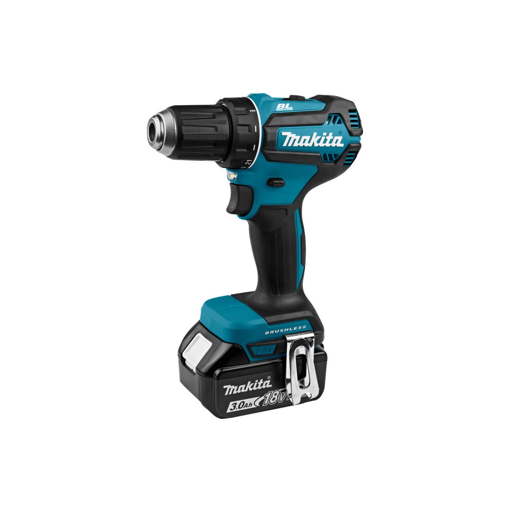 Шуруповерт Makita DDF485SFJ 18V, 3Ah, 27-50Нм 0-500/0-1900 об/хв, кейс (DDF485SFJ) - зображення 2