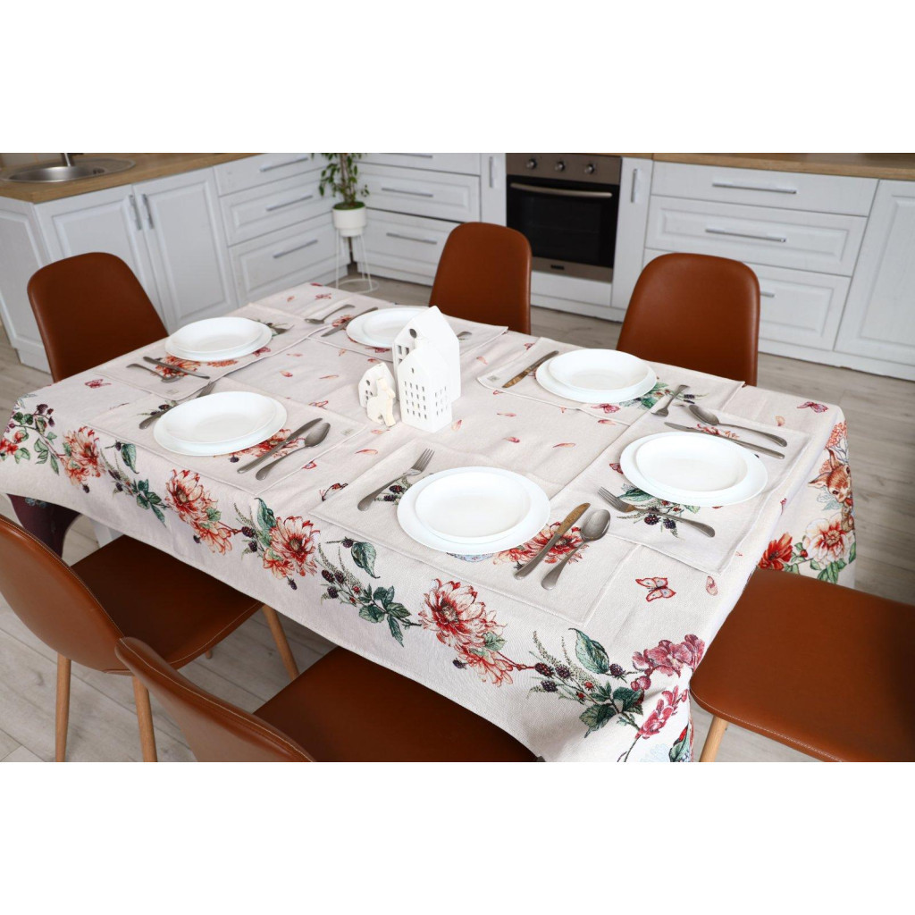 Скатертина Прованс гобеленова Затишок 135х240 см (026008) - зображення 4