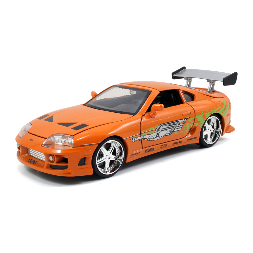 Машина Jada металева Форсаж Toyota Supra (1995) + фігурка Браяна 1:24 (253205001) - зображення 3