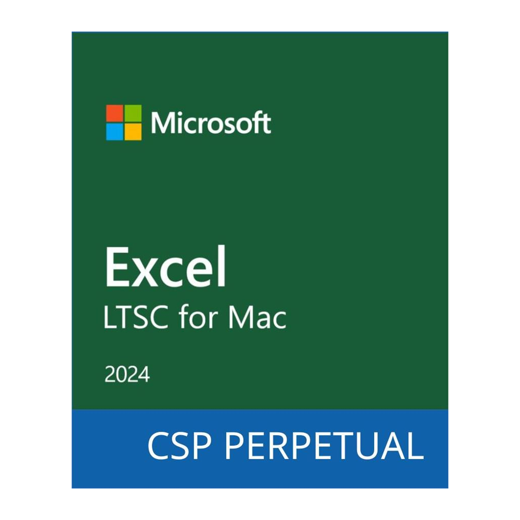 Офісний додаток Microsoft Excel LTSC for Mac 2024 Commercial Software, Perpetual (DG7GMGF0PN5G_0001) - изображение 1
