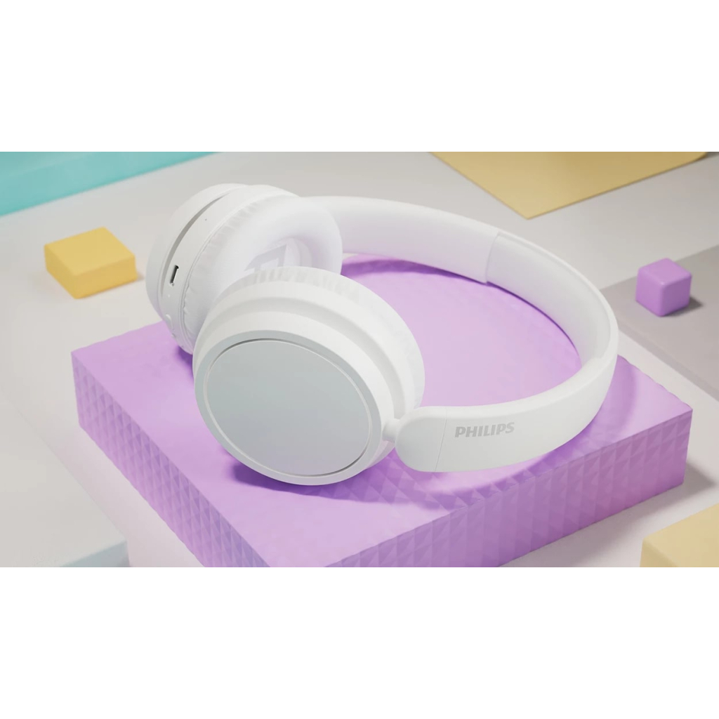 Навушники Philips TAH5209 Over-Ear Wireless White (TAH5209WT/00) - изображение 4