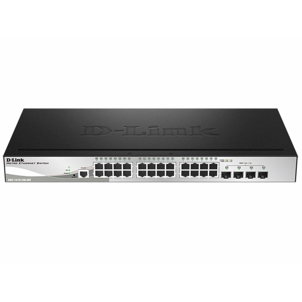 Комутатор мережевий D-Link DGS-1510-28L/ME - зображення 1