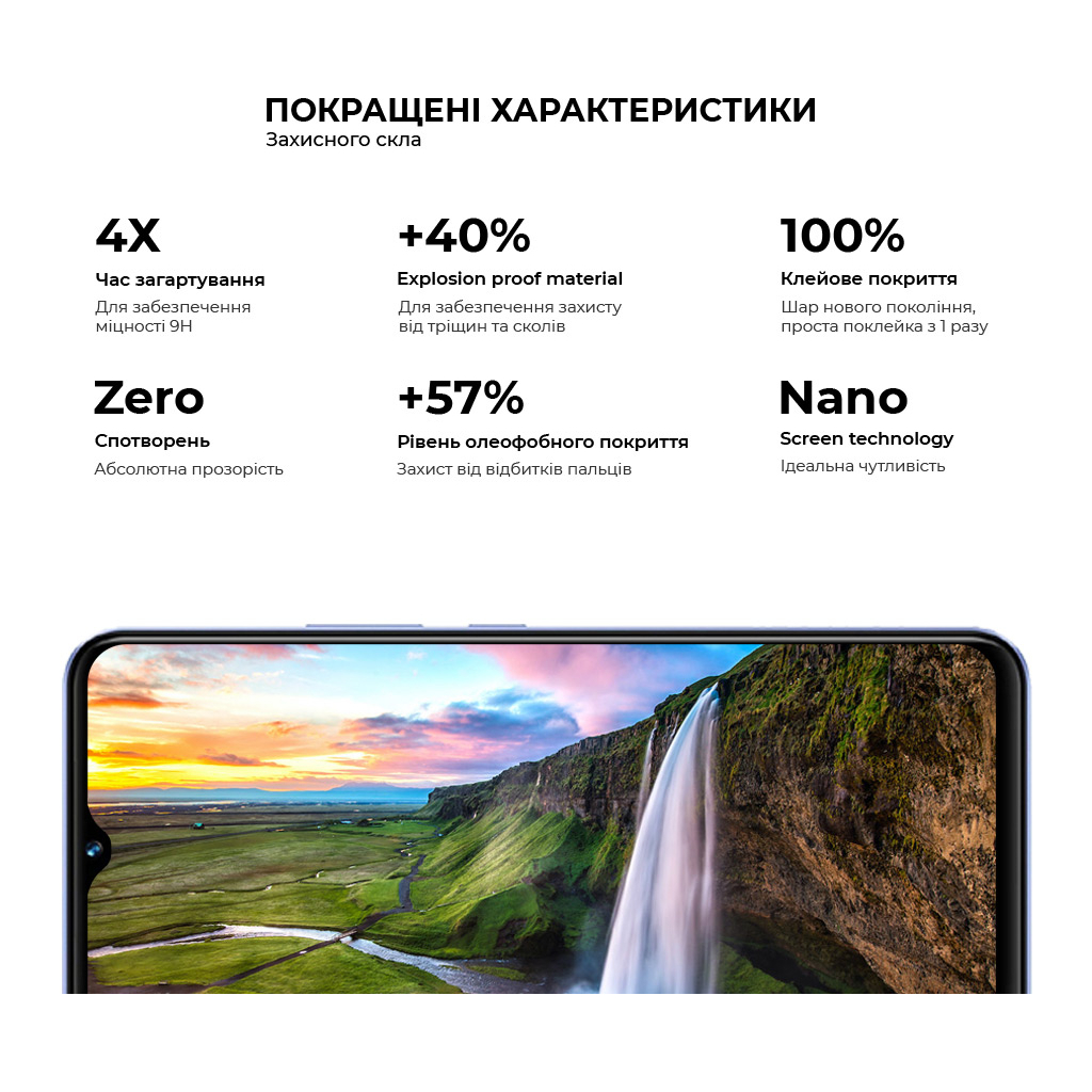 Скло захисне Armorstandart Pro Vivo Y02 Black (ARM66005) - зображення 4