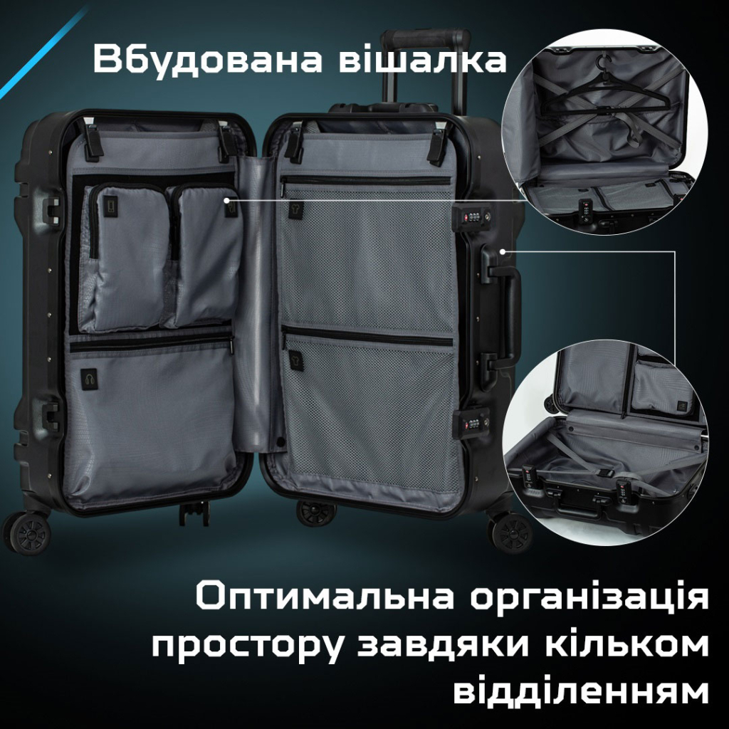 Валіза Acer Predator Robust 22'' Black (GP.BAG11.009) - зображення 4