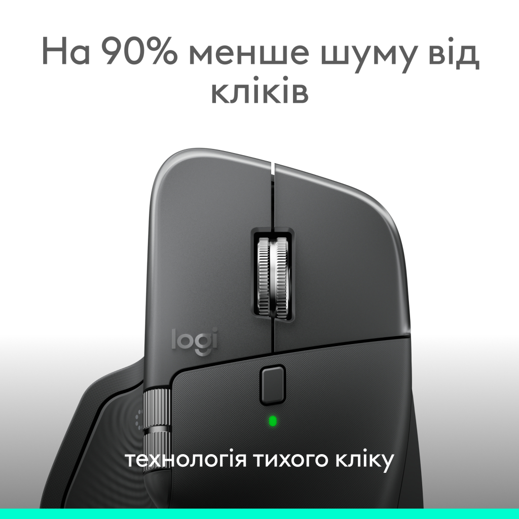Мишка Logitech MX Master 4 for Business Wireless/Bluetooth Graphite (910-007617) - зображення 7