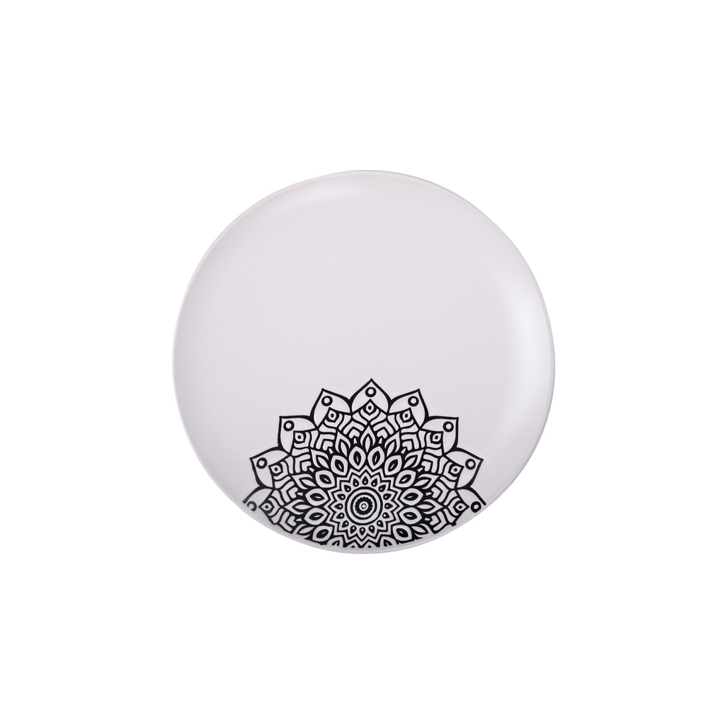 Тарілка Limited Edition Kora 20.5 см Десертна Біла (JH2068-2) - зображення 1