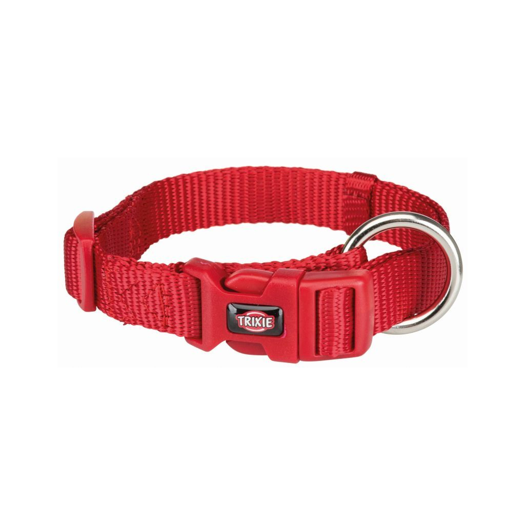 Нашийник для тварин Trixie Premium нейлон S-M 30-45 см/15 мм червоний (4011905201535) - зображення 1