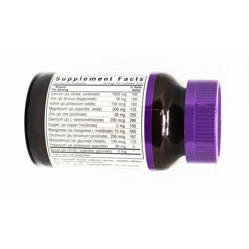 Мінерали Bluebonnet Nutrition Мультімінерали + Бор з Залізом, 90 гелевих капсул (BLB0210) - зображення 2