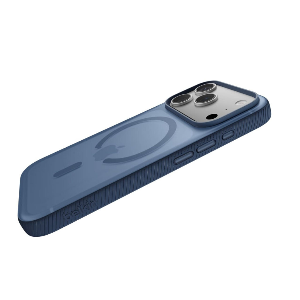 Чохол до мобільного телефона Belkin Magnetic Protective Grip iPhone 17 Pro Navy (MSA035HQNY) - зображення 4