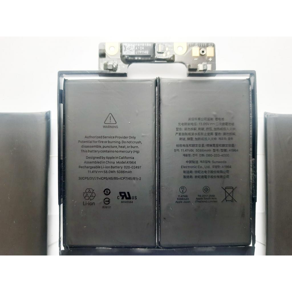 Акумулятор до ноутбука Apple A1964, 58Wh (5086mAh), 6cell, 11.41V, Li-ion (A47608) - зображення 3
