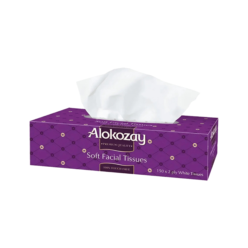 Серветки косметичні Alokozay 2 шари 150 шт. (5904825069615) - изображение 1