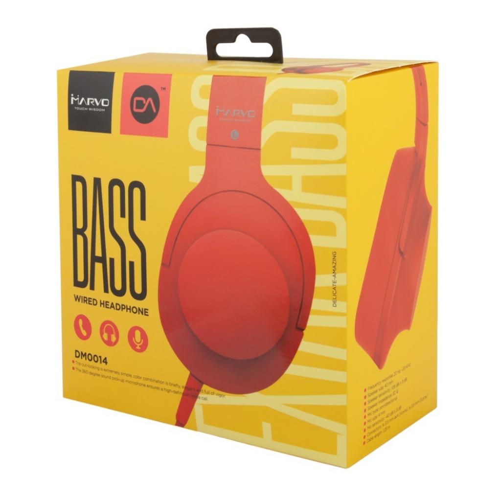Навушники Marvo DM0014 Red - зображення 5