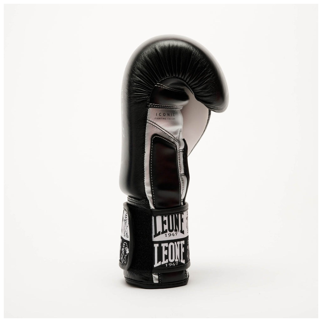 Боксерські рукавички Leone GN208 Iconic Black 12 унцій (GN208_Black_12oz) - зображення 6