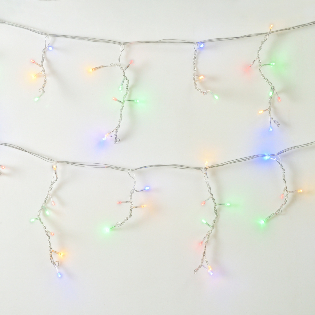 Гірлянда YES! Fun Бахрома 84 LED Різнокольорова 2 м Статична Конектор (974847) - зображення 1