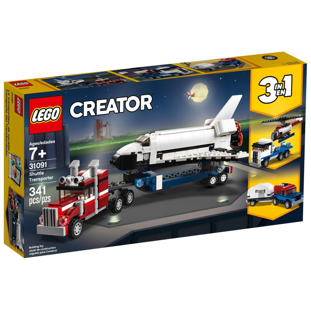 Конструктор LEGO Creator Тягач із шатлом 341 деталь (31091) - зображення 1