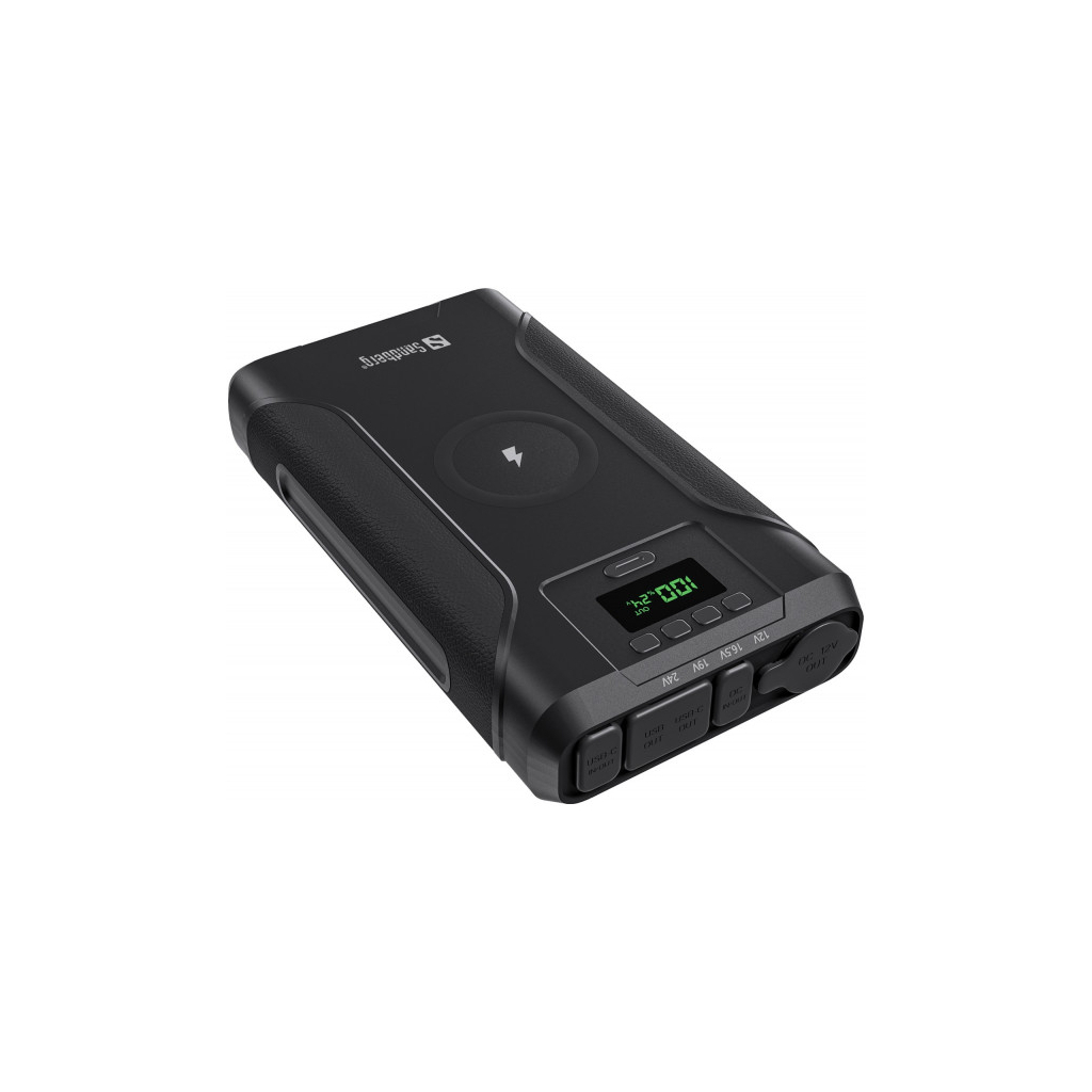 Батарея універсальна Sandberg 76800mAh Survivor 7in1 DC/91W, PD/100W, Cigar Lighter/120W, QI-15W, power-through (421-15) - зображення 1
