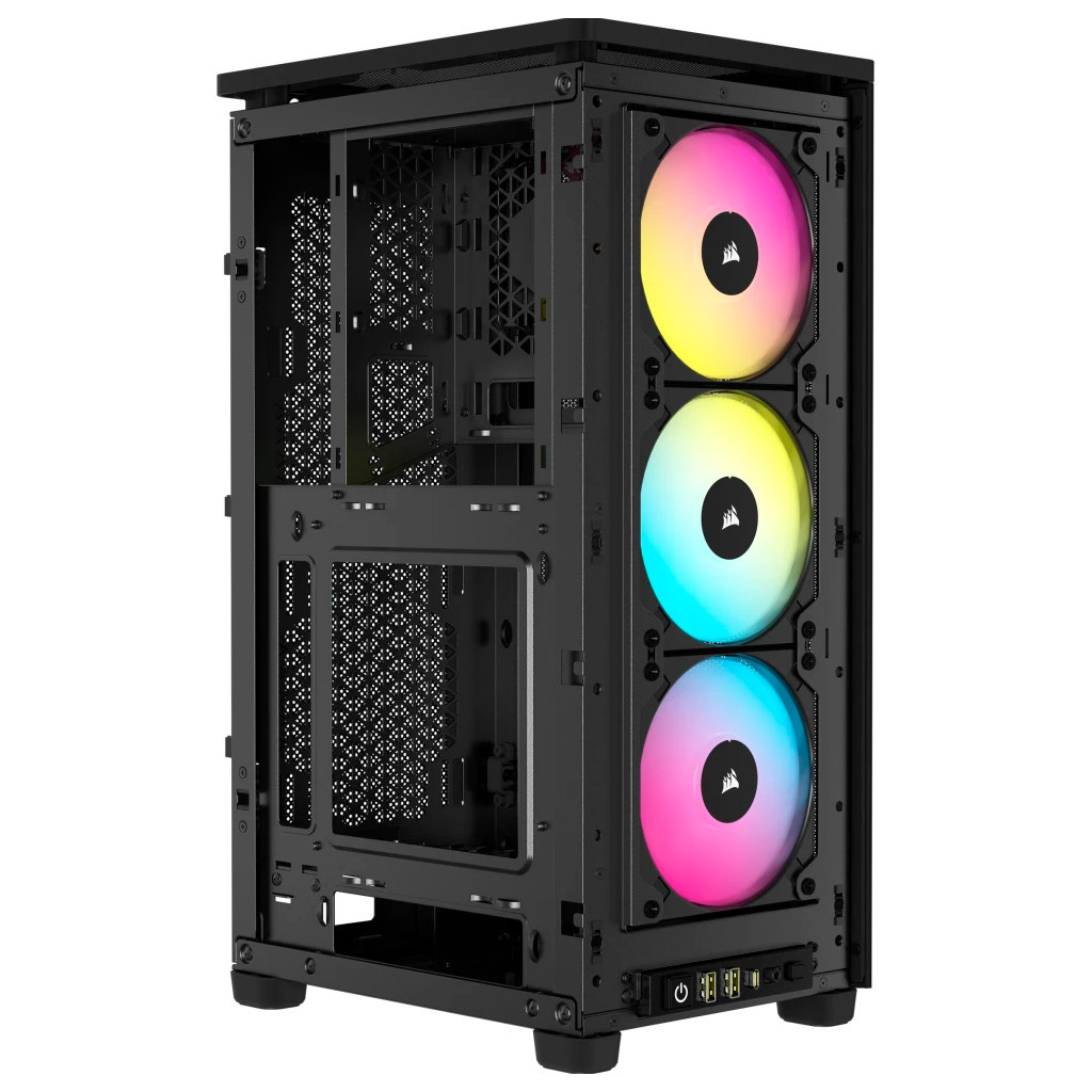 Корпус Corsair iCUE 2000D RGB AIRFLOW Black (CC-9011246-WW) - зображення 6