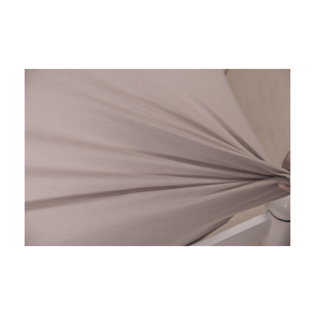 Простирадло Billerbeck трикотажне на резинці платинове 100х200 см (1671-Е43) - зображення 4
