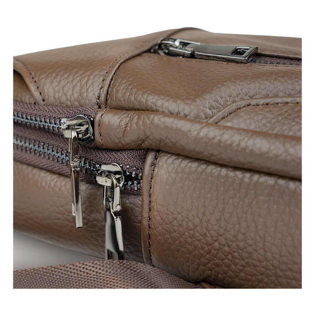 Сумка Vintage Шкіряна через плече Коричнева (14390) - зображення 8