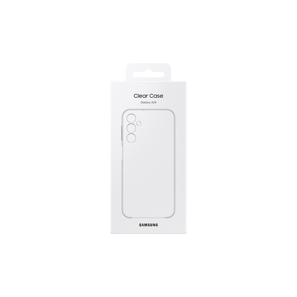 Чохол до мобільного телефона Samsung Clear Case Galaxy A24 (A245) Transparent (EF-QA245CTEGRU) - зображення 6