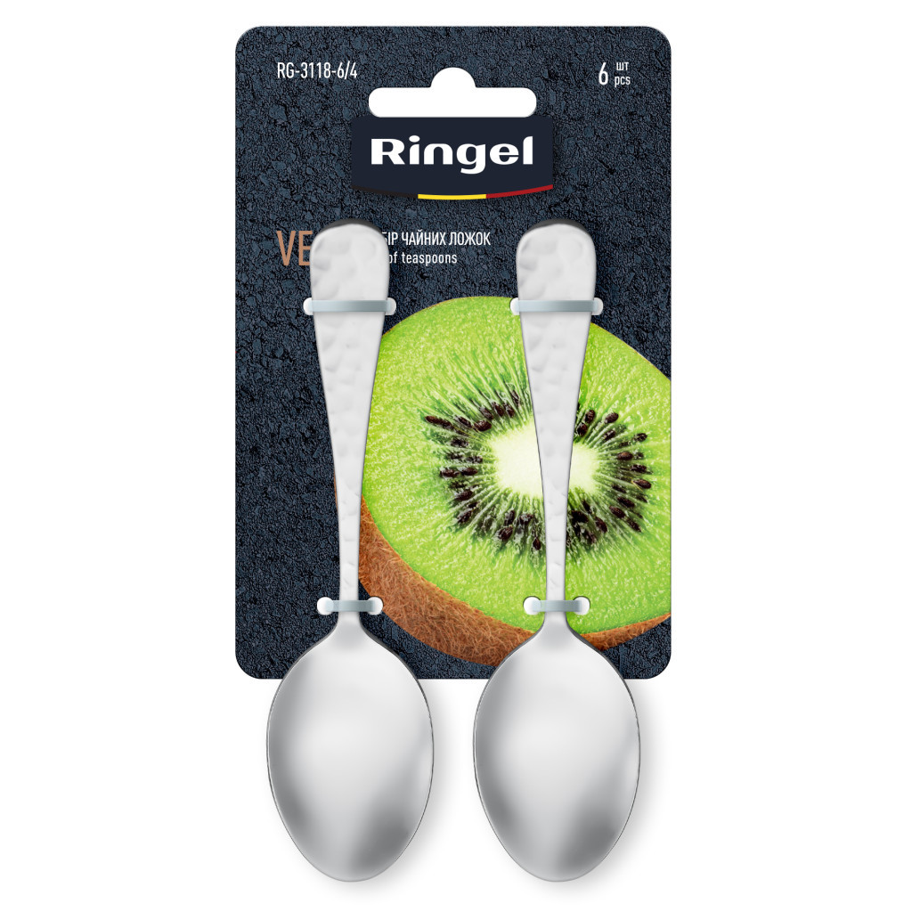 Чайна ложка Ringel Vega 6 шт (RG-3118-6/4) - зображення 1