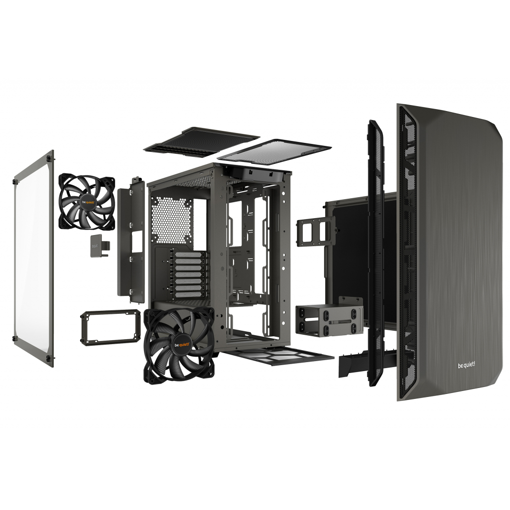 Корпус Be quiet! Pure Base 500 Window Metallic Gray (BGW36) - зображення 9