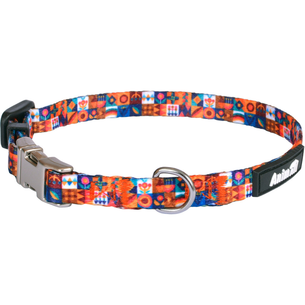 Нашийник для тварин AnimAll HL-C-T001A XS-2 1x20-30 см жовтогарячо-синій (2000981199401) - зображення 1