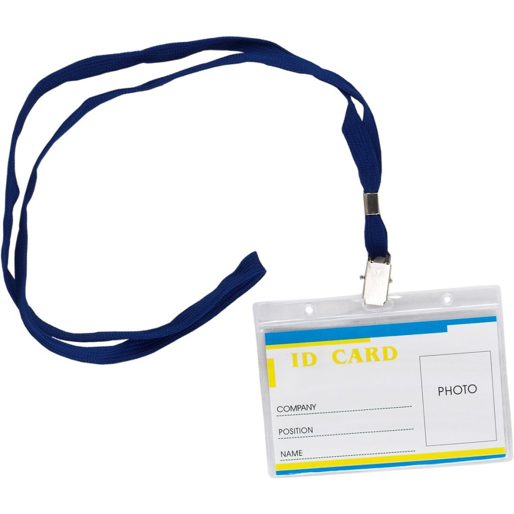 Бейдж Buromax horizontal 11х8cм, PVC, clear (BM.5411) - изображение 1