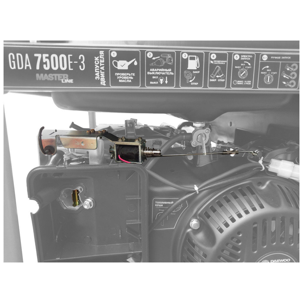 Генератор Daewoo GDA 7500E-3 6,5kW (GDA7500E-3) - зображення 10