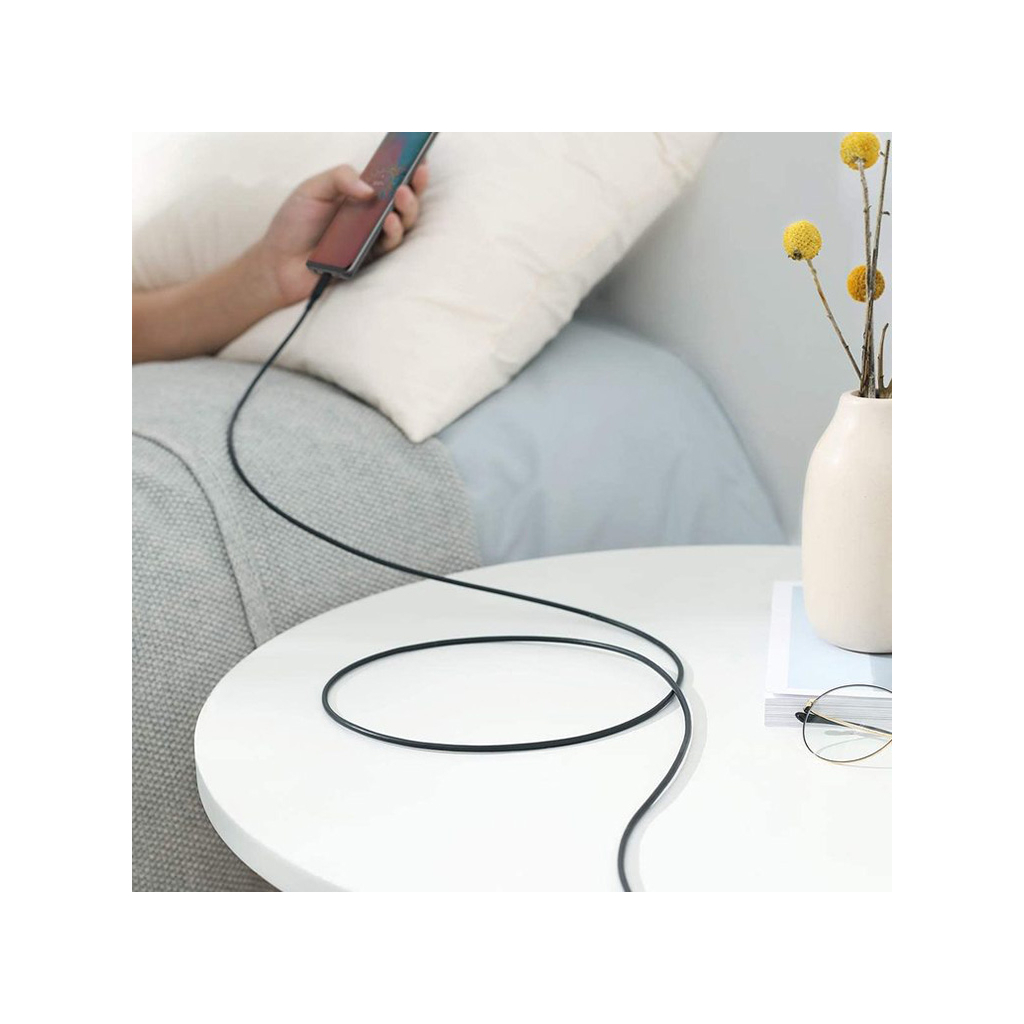 Дата кабель USB-C to USB-C 1.0m US300 100W 5A (Black) Ugreen (80371) - зображення 2