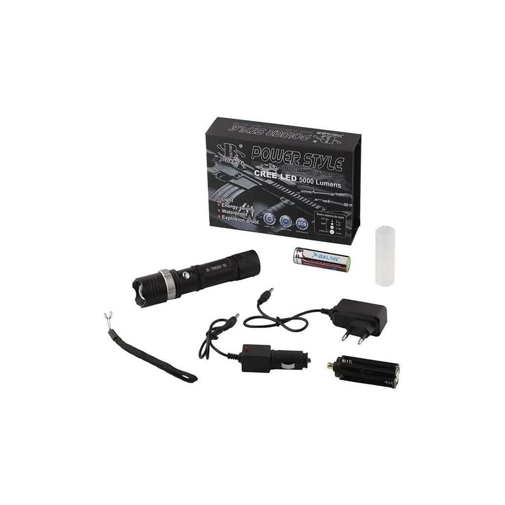 Ліхтар X-Balog BL-T8626A-T6 алюмінієвий діапазон до 600 м (L073) - зображення 7