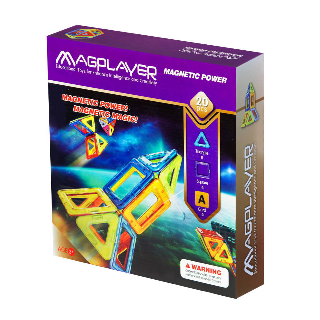 Конструктор Magplayer Набір 20 ел. (MPA-20) - зображення 2