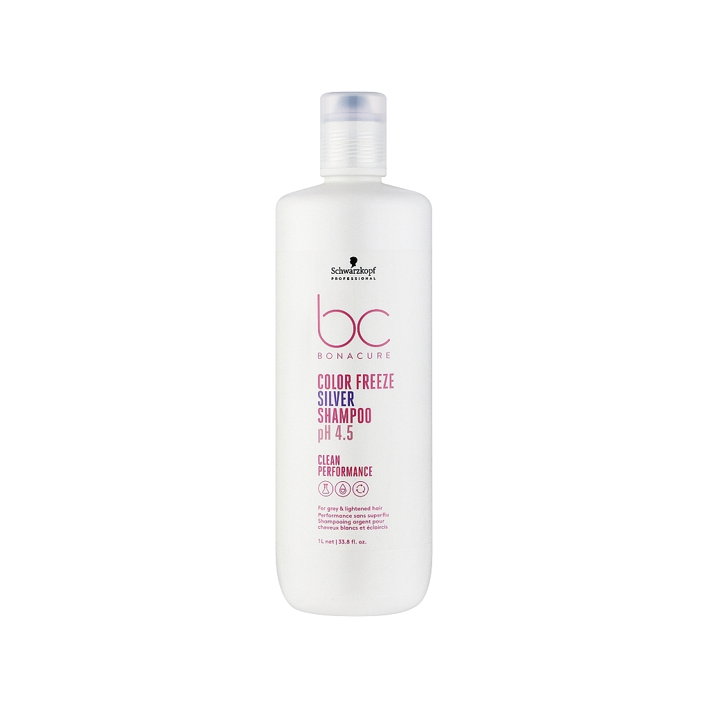 Шампунь Schwarzkopf Professional ВС Bonacure Color Freeze Silver Shampoo pH 4.5 1 л (4045787722857) - зображення 1