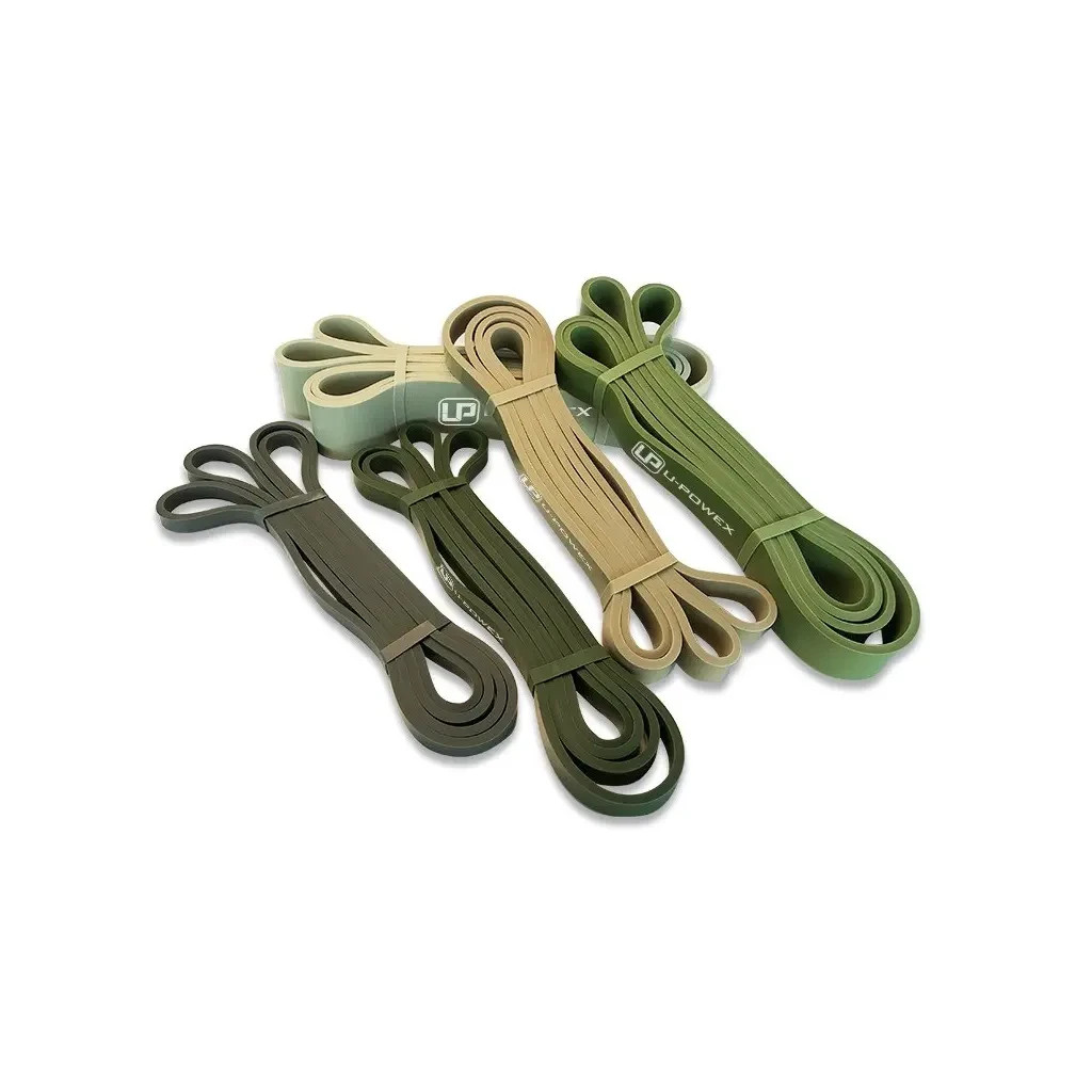 Еспандер U-Powex Pull up band набір 5шт 2.3-18.1kg Olive (UP_1060_5in_Olive) - изображение 6