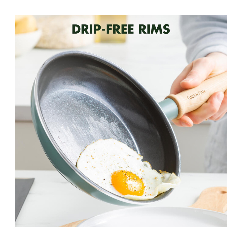 Сковорода GreenPan Mayflower, 20 см з керамічним покриттям, блакитна (CC001667-001) - зображення 2