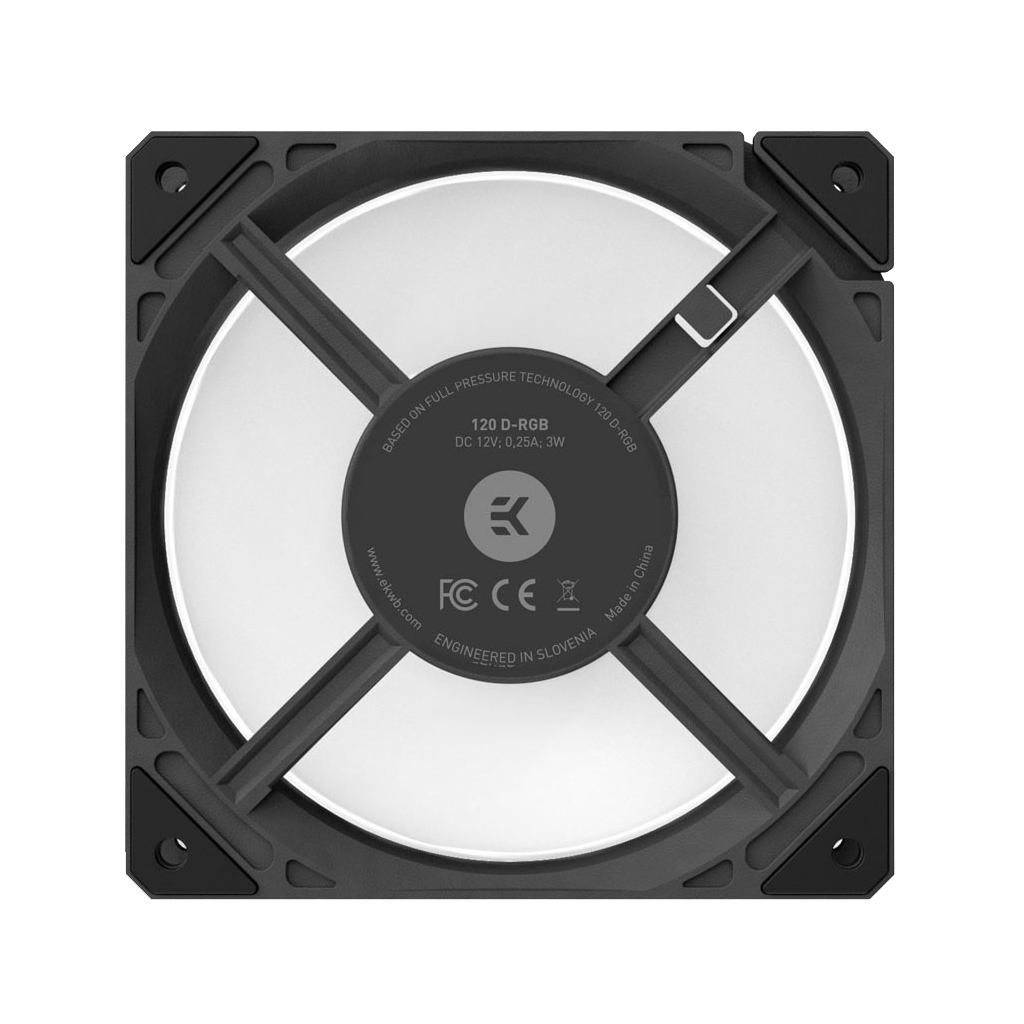 Кулер до корпусу Ekwb EK-Loop Fan FPT 120 D-RGB - Black (3831109897546) - зображення 4
