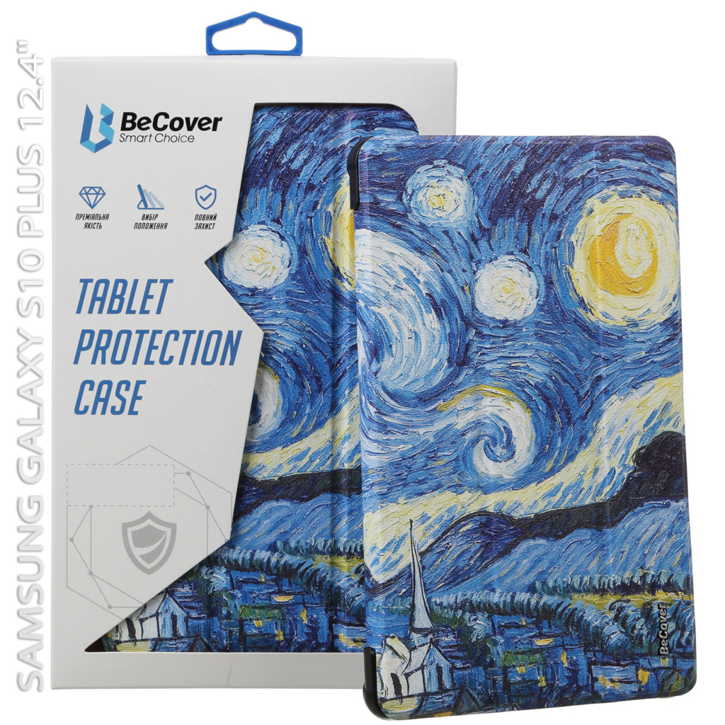 Чохол до планшета BeCover Smart Case Samsung Galaxy Tab S10 Plus (SM-X820/SM-X826) 12.4" Night (712245) - зображення 6
