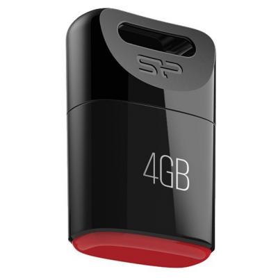 USB флеш накопичувач Silicon Power 4GB Touch T06 Black (SP004GBUF2T06V1K) - зображення 2